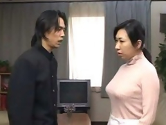 japanese mother acquire d by son coupled with cums inner her